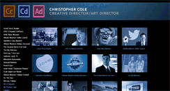 Desktop Screenshot of chriscolecreative.com